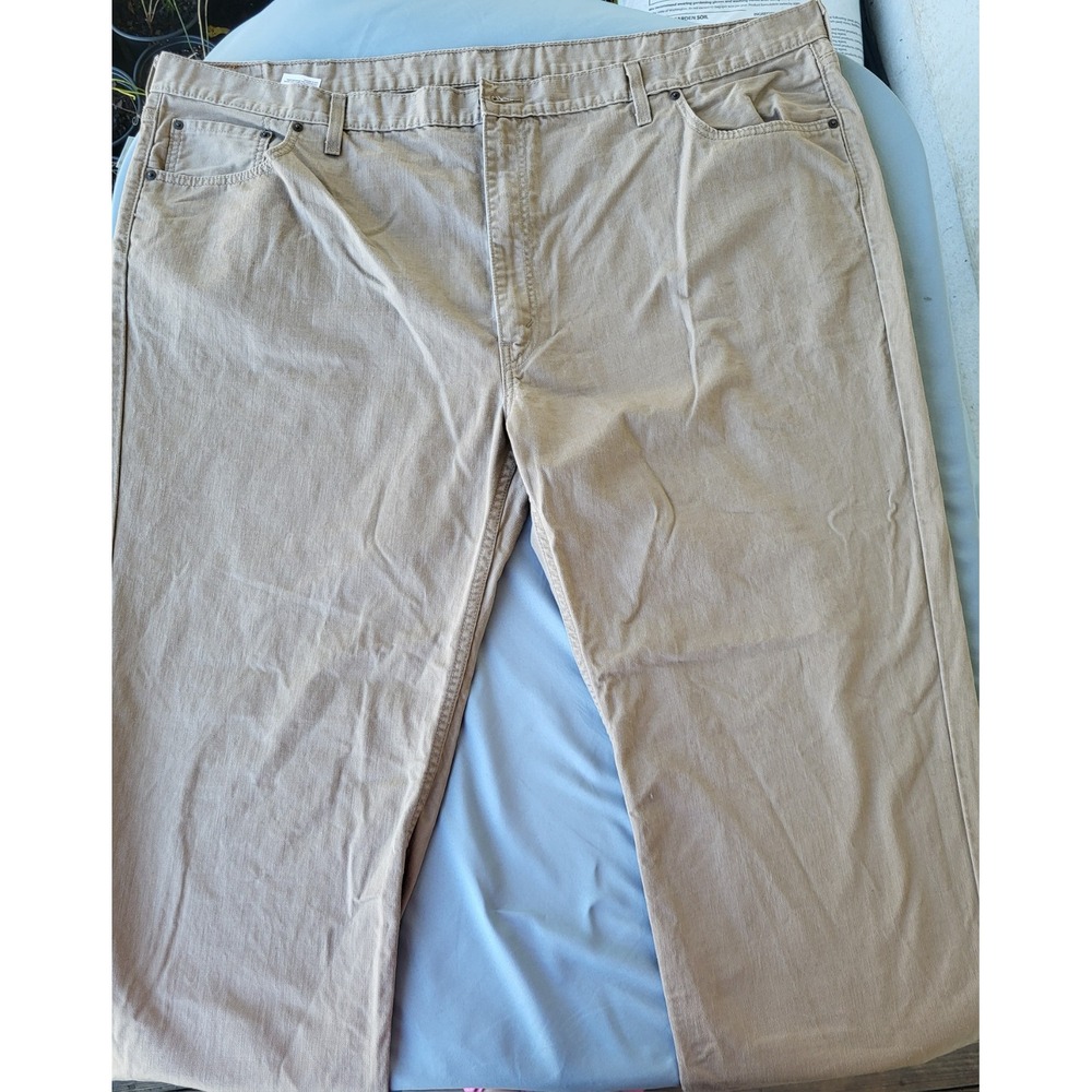 Levi's 559 500 Series Men's Relaxed Straight Jeans Beige Denim W54 L34